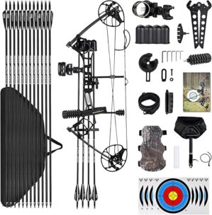 Lanneret Compound Bow Package Adjustable for Youth