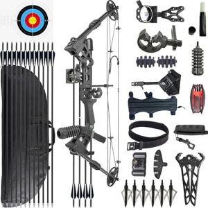 CENWTY Compound Bow Set 20-70 LBS, 320 FPS