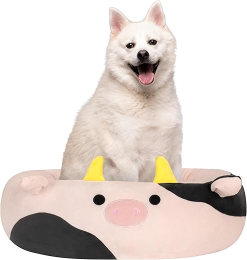 Squishmallows Connor The Cow 30-Inch Plush Bed