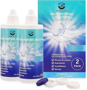 Oculus Curae Contact Lens Solution | 12 Fl Oz (Pack Of 2)