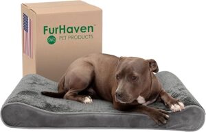 Furhaven Cooling Gel Dog Bed for Dogs