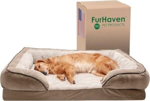 Furhaven Cooling Gel Dog Bed For Large Dogs
