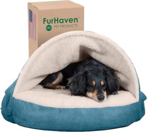 Furhaven Cooling Gel Dog Bed, Washable Cover, 26-inch