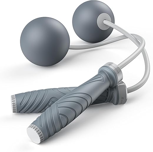 BURNCALO Cordless Jump Rope With Silicone Handles