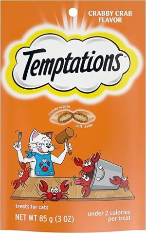 Temptations Crabby Crab Cat Treats, 3 oz