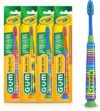GUM Crayola Extra Soft Kids Toothbrush, 4-Pack