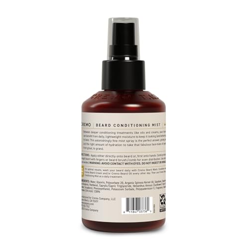 Cremo Leave-In Beard Conditioning Mist, 6 Fl Oz - Image 2