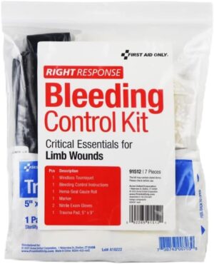 First Aid Only Critical Essentials Bleeding Control Kit, 91512