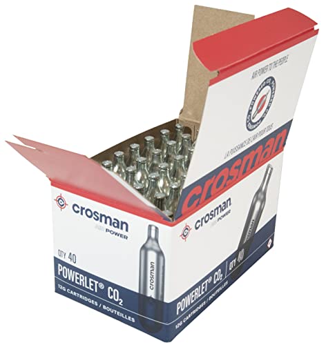 Crosman 40-Count 12-Gram CO2 Cartridges 23140-N - Image 3