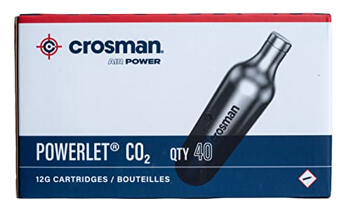 Crosman 40-Count 12-Gram CO2 Cartridges 23140-N - Image 2