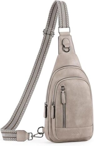CLUCI Crossbody Leather Sling Bag for Women