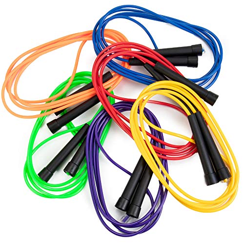 Crown Sporting Goods 8 Ft. Speed Jump Ropes, Six Pack - Image 2