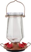 Perky-Pet Crystal Top-Fill Glass Hummingbird Feeder 9109-1SR