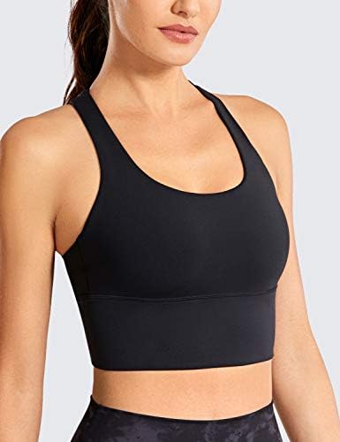 CRZ YOGA Strappy Longline Wirefree Yoga Bras - Image 3