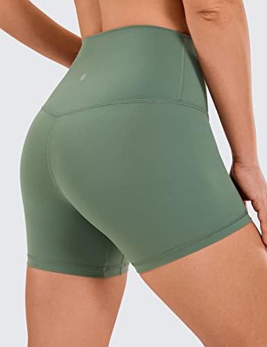 CRZ YOGA Women's Naked Feeling Biker Shorts 4'' - Image 2