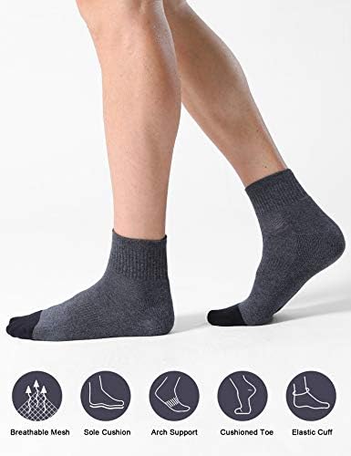 CS CELERSPORT Cushioned Men's Ankle Running Socks - Image 3