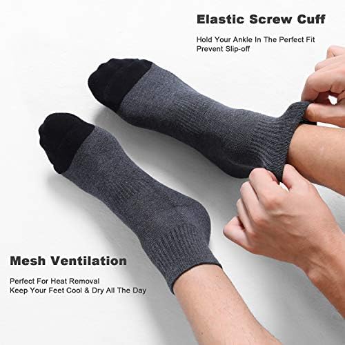CS CELERSPORT Cushioned Men's Ankle Running Socks - Image 4