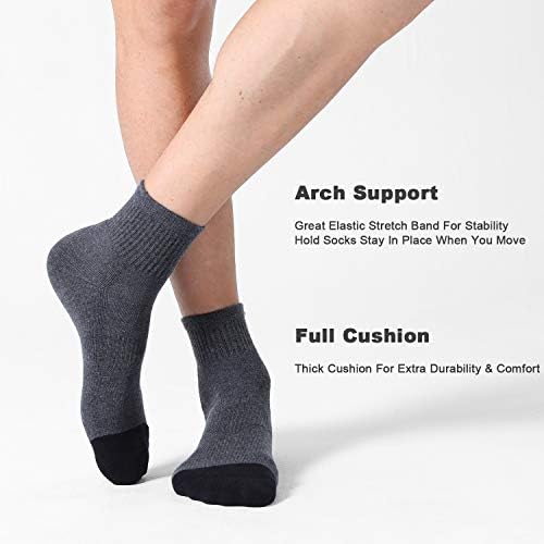 CS CELERSPORT Cushioned Men's Ankle Running Socks - Image 5