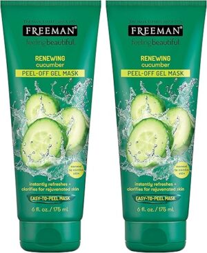 Freeman Cucumber Peel-Off Gel Mask, 6 Fl Oz