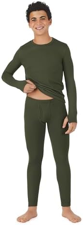 Cuddl Duds Boys Fleece-Lined Thermal Underwear Set - Image 2