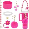 3tyto Cup Accessories Set: Handle Strap, Boot, Straw Cover, Charms