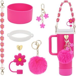 3tyto Cup Accessories Set: Handle Strap, Boot, Straw Cover, Charms