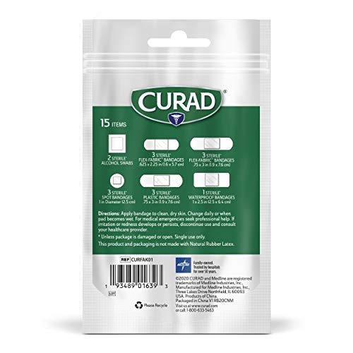 Curad First Aid Portable Pack, Travel Pouch - Image 3
