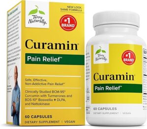Terry Naturally Curamin Curcumin Supplement – 60 Capsules