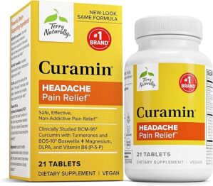 Terry Naturally Curamin Headache Tablets – 21 Count