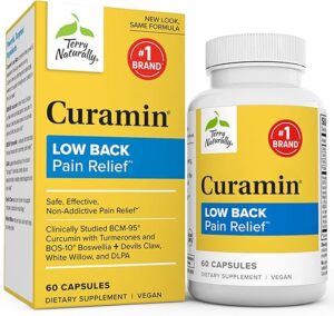 Terry Naturally Curamin Low Back Pain Relief Capsules