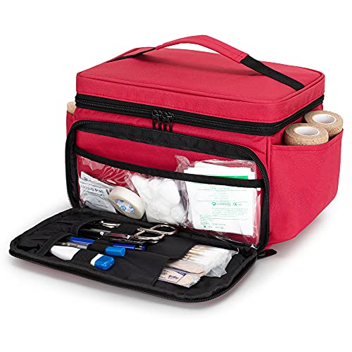 CURMIO Small Medicine Storage Bag, First Aid Organizer - Image 3