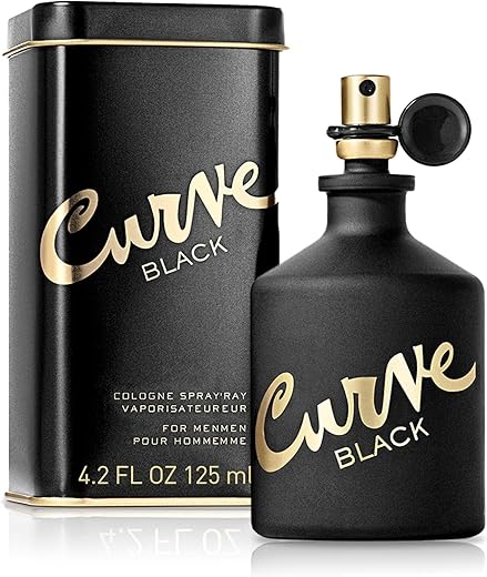 Curve Curve Black Cologne Spray, Casual Scent, 4.2 oz