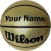WILSON Customized NCAA Black And Gold Basketball