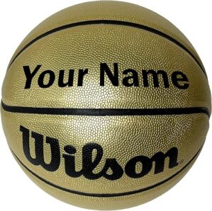 WILSON Customized NCAA Black And Gold Basketball