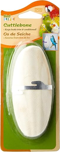 Penn-Plax Cuttlebone For Birds & Parakeets With Holder