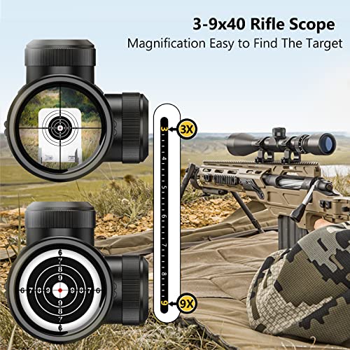 CVLIFE 3-9x40 Optics R4 Reticle Scope - Image 5