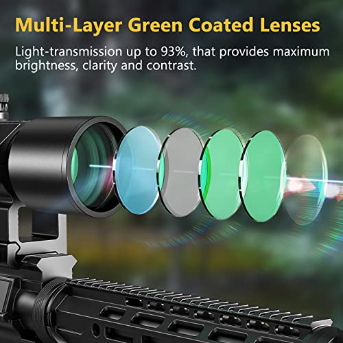 CVLIFE Crossbow Scope 1.5-5x32 With Illuminated Reticle - Image 3