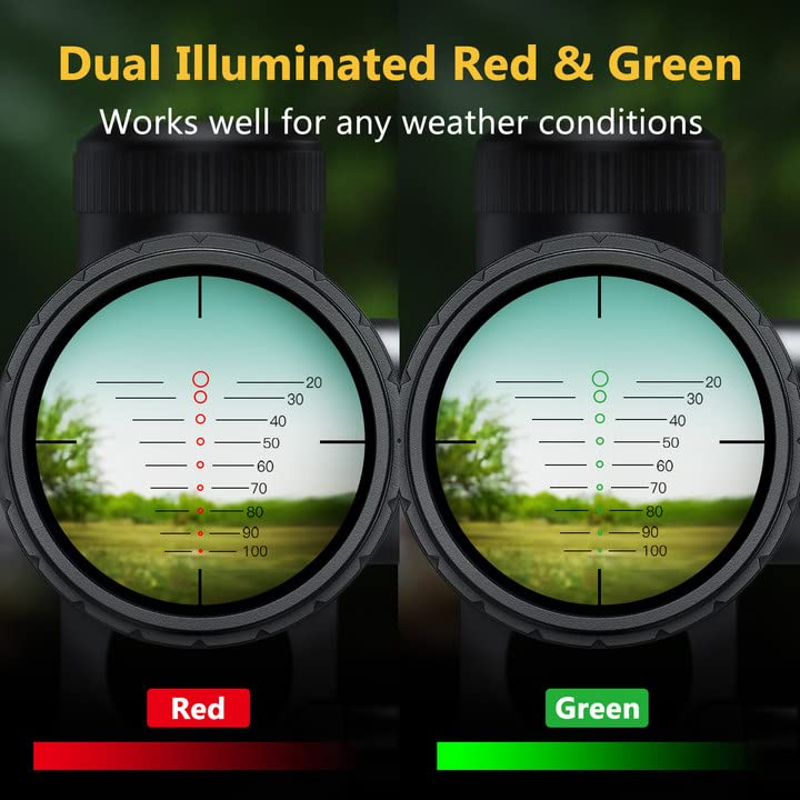 CVLIFE Crossbow Scope 1.5-5x32 With Illuminated Reticle - Image 5