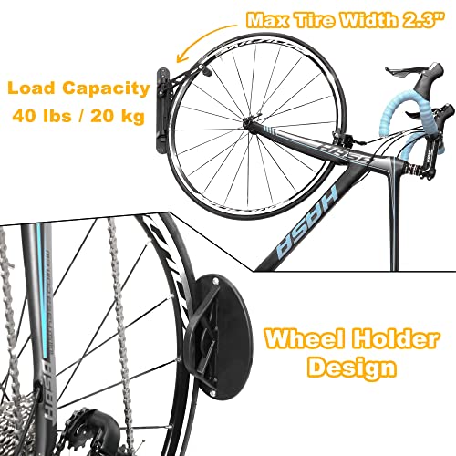 CyclingDeal Bike Swivel Wall Hanger With Stopper - Image 4