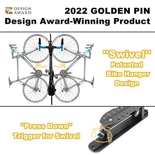 CyclingDeal Bike Swivel Wall Hanger With Stopper - Image 2