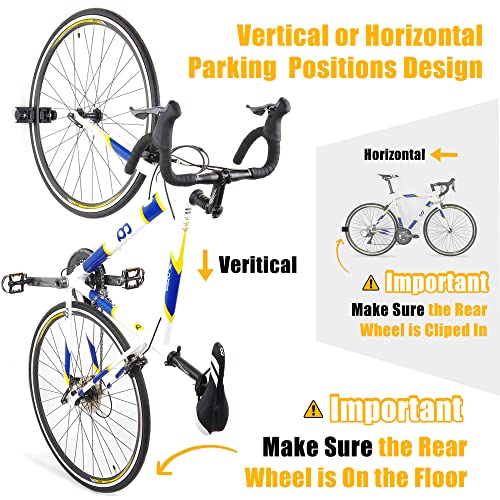 CyclingDeal Road Bike Tire Clip Wall Mount Rack - Image 4