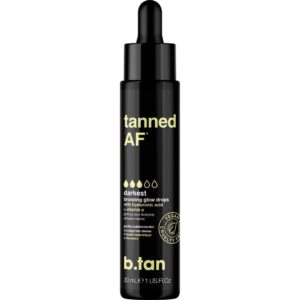 B.TAN Darkest Self Tan Drops, Vegan, 1.0 Fl Oz