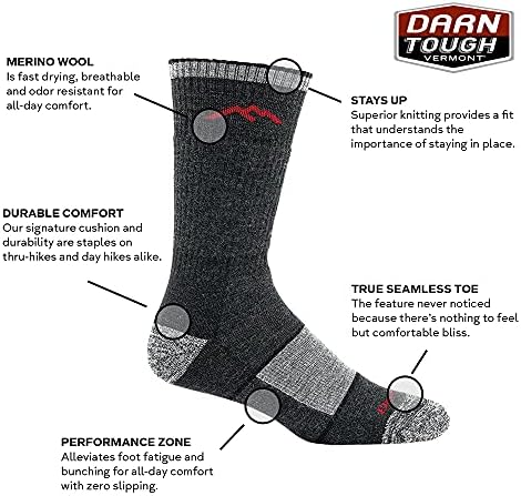 Darn Tough Vermont Merino Wool Boot Sock Full Cushion - Image 3