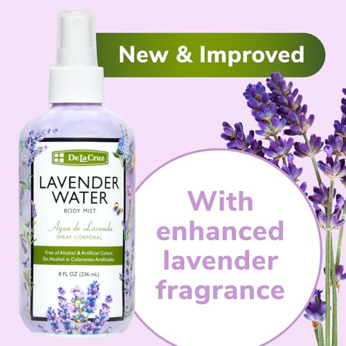 De La Cruz Lavender Water Body Mist 8 fl oz - Image 3