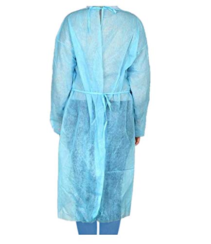 Dealmed Blue Disposable Medical Isolation Gown (Pack of 10) - Image 3