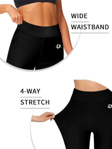 Deerose Print Swim Pants High Waisted Leggings - Image 3