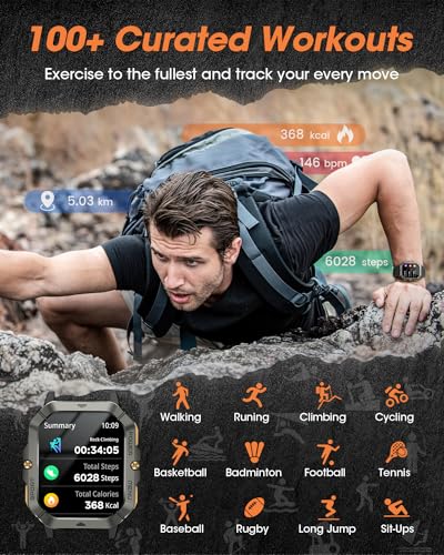 DEKELIFE Military Smart Watches With Fitness Tracker - Image 3