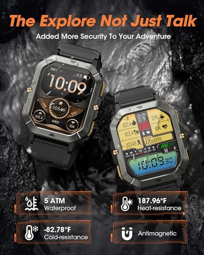 DEKELIFE Military Smart Watches With Fitness Tracker - Image 2