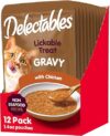 Hartz Delectables Gravy Chicken Cat Treat, 12 Pack
