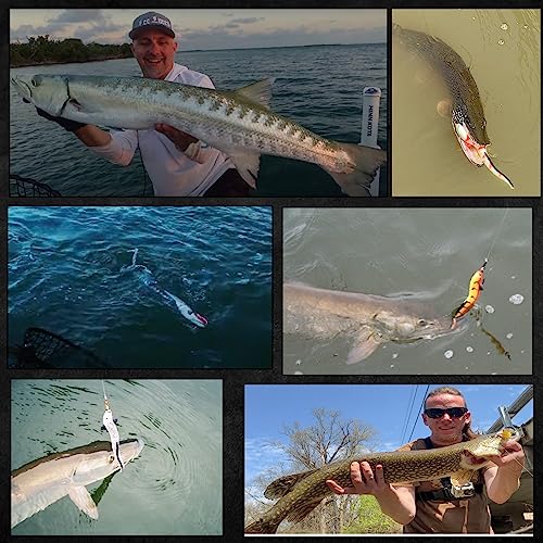 Delong Lures 8" Jerk KILR EEL Fishing Lures - Image 2